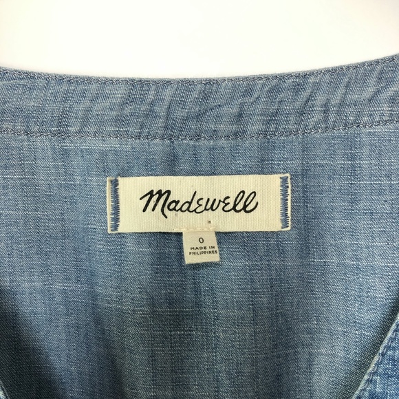 Madewell Denim Daylily Dress SZ 0 - Picture 13 of 15